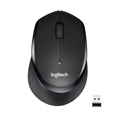 MOUSE WIRELESS LOGITECH M330 Silent Plus, optical, black, USB