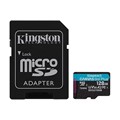 SDXC MICRO 128GB KINGSTON Canvas Go! Plus SDCG3, U3/A2 + ADAPTER