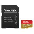 SDXC Micro 64GB SanDisk Extreme, A1, V30, U3 + adapter