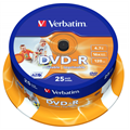 DVD-R VERBATIM #43538 4.7GB 16X WIDE PHOTO PRINT, 25 komada