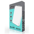 POWER BANK 6000 mAh MS S500, white